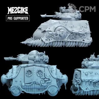 Описание картинки Sea grub hunter tank от Zakat-3D по цене 3 500руб | Свободный Рынок Миниатюр - СРМ
