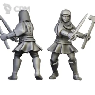 Описание картинки Mordheim - Sisters of Sigmar - Novices (x5) ver.2 от 3Д печать миниатюр по цене 1 062руб | Свободный Рынок Миниатюр - СРМ