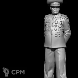 Описание картинки North Korean General от Wardog Workshop по цене 200руб | Свободный Рынок Миниатюр - СРМ