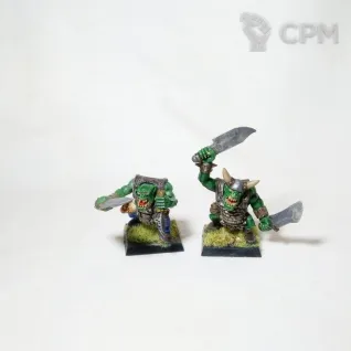 Описание картинки Orcs &amp; Goblins Orc Boyz x10 от MiniaturesFAN по цене 3 300руб | Свободный Рынок Миниатюр - СРМ