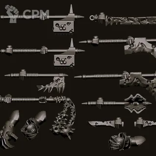 Описание картинки Plague Marines (отряд 5 моделей) от Магазин Альфария по цене 725руб | Свободный Рынок Миниатюр - СРМ