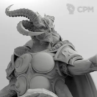 Описание картинки Keeper of secrets Pointing от 3Д печать миниатюр по цене 2 000руб | Свободный Рынок Миниатюр - СРМ