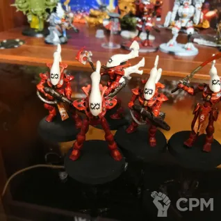 Описание картинки Chaos Space Marines Sorcerer от Studio Cockatoo по цене 363руб | Свободный Рынок Миниатюр - СРМ