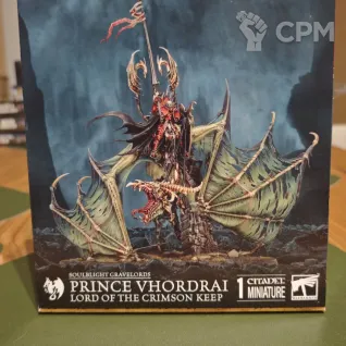 Описание картинки Soulblight Gravelords: Prince Vhordrai Lord Of The Crimson Keep от SotaSil по цене 16 500руб | Свободный Рынок Миниатюр - СРМ