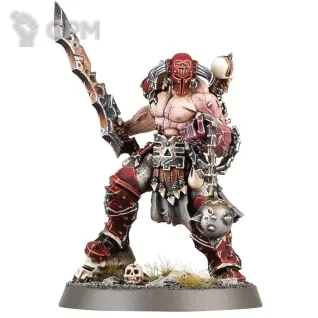 Описание картинки Slaughterpriest with Hackblade and Wrath-Hammer от Saudad по цене 3 800руб | Свободный Рынок Миниатюр - СРМ