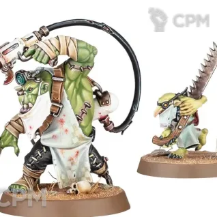 Описание картинки Armageddon Orks Painboy + 1 Grot от nzr122 по цене 2 500руб | Свободный Рынок Миниатюр - СРМ