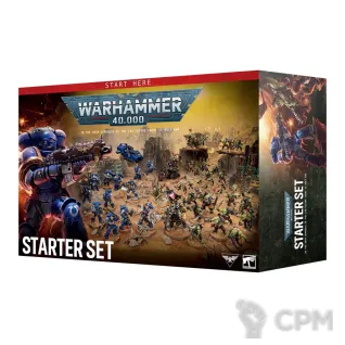 Описание картинки Предзаказ на WARHAMMER 40000: STARTER SET от Дауран по цене 20 000руб | Свободный Рынок Миниатюр - СРМ