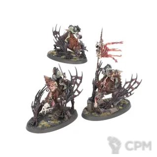 Описание картинки Набор миниатюр Warhammer Age of Sigmar Flesh-Eater Courts Morbheg Knights от Дауран по цене 5 000руб | Свободный Рынок Миниатюр - СРМ