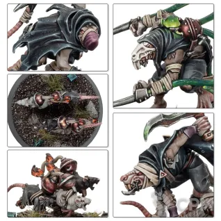 Описание картинки Предзаказ на Warhammer AGE OF SIGMAR SKAVEN: GUTTER RUNNERS от Дауран по цене 4 400руб | Свободный Рынок Миниатюр - СРМ