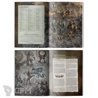 Описание картинки Баттлтом Warhammer Age of Sigmar Battletome: Orruk Warclans на английском языке от Дауран по цене 5 500руб | Свободный Рынок Миниатюр - СРМ