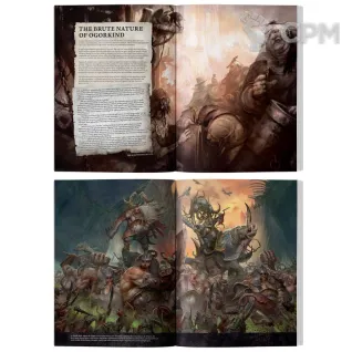Описание картинки Предзаказ на Warhammer Age of Sigmar BATTLETOME: OGOR MAWTRIBES на английском языке от Дауран по цене 5 500руб | Свободный Рынок Миниатюр - СРМ