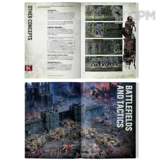 Описание картинки Предзаказ на WARHAMMER 40000: STARTER SET от Дауран по цене 20 000руб | Свободный Рынок Миниатюр - СРМ