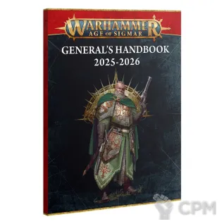 Описание картинки Набор Warhammer Age of Sigmar General's Handbook 2025-2026 на английском языке от Дауран по цене 4 500руб | Свободный Рынок Миниатюр - СРМ