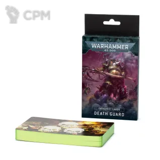 Описание картинки Набор карточек Warhammer 40000 DATASHEET CARDS: DEATH GUARD на английском языке от Дауран по цене 2 800руб | Свободный Рынок Миниатюр - СРМ