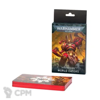 Описание картинки Набор карточек Warhammer 40000 DATASHEET CARDS: WORLD EATERS на английском языке от Дауран по цене 2 800руб | Свободный Рынок Миниатюр - СРМ