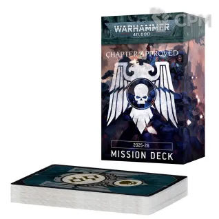 Описание картинки Chapter Approved 2025-26: Mission Deck (English) от Дауран по цене 3 000руб | Свободный Рынок Миниатюр - СРМ