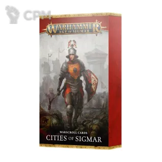 Описание картинки Набор Warhammer Age of Sigmar WARSCROLL CARDS: CITIES OF SIGMAR на английском языке от Дауран по цене 2 750руб | Свободный Рынок Миниатюр - СРМ