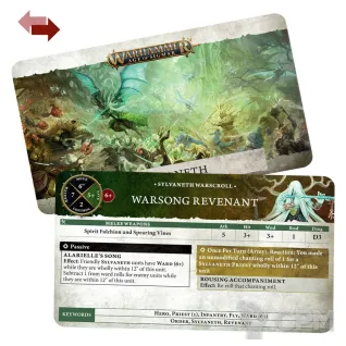 Описание картинки WARSCROLL CARDS: SYLVANETH на английском языке от Дауран по цене 2 750руб | Свободный Рынок Миниатюр - СРМ