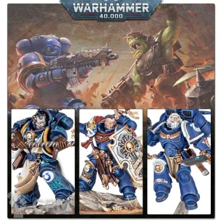 Описание картинки Предзаказ на Warhammer 40000 GETTING STARTED WITH SPACE MARINES от Дауран по цене 13 500руб | Свободный Рынок Миниатюр - СРМ