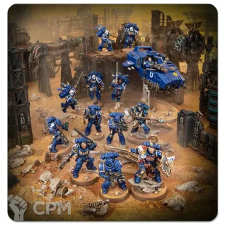 Описание картинки Предзаказ на Warhammer 40000 GETTING STARTED WITH SPACE MARINES от Дауран по цене 13 500руб | Свободный Рынок Миниатюр - СРМ