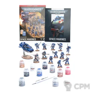 Описание картинки Предзаказ на Warhammer 40000 GETTING STARTED WITH SPACE MARINES от Дауран по цене 13 500руб | Свободный Рынок Миниатюр - СРМ