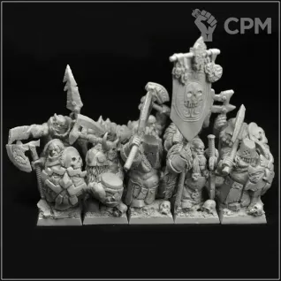 Описание картинки Riff Raff Evil Dwarves х10 от OldHammer Мастерская по цене 1 500руб | Свободный Рынок Миниатюр - СРМ