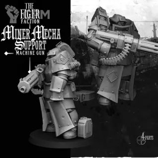 Описание картинки Heavy Trooper от PocketSized Prints по цене 450руб | Свободный Рынок Миниатюр - СРМ