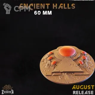 Описание картинки Ancient Halls Base 60мм от 3Д-Печка по цене 180руб | Свободный Рынок Миниатюр - СРМ