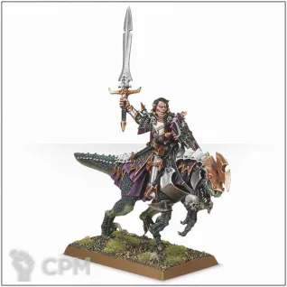 Описание картинки Dread Lord on Cold One от OldHammer Мастерская по цене 750руб | Свободный Рынок Миниатюр - СРМ