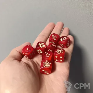 Описание картинки Corpse Grinder dice от RTBR по цене 4 000руб | Свободный Рынок Миниатюр - СРМ