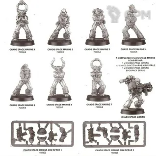 Описание картинки Chaos Space Marines от Cron maT по цене 811руб | Свободный Рынок Миниатюр - СРМ