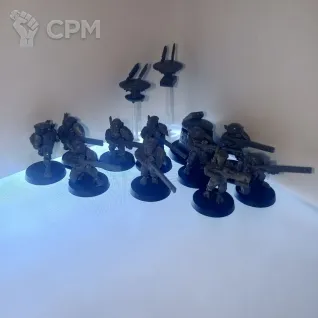 Описание картинки Fire Warriors от Amelio по цене 1 500руб | Свободный Рынок Миниатюр - СРМ