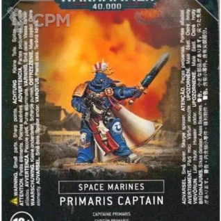 Описание картинки Space Marines Primaris Captain Plastic Kit от Trazyn's Collection по цене 3 500руб | Свободный Рынок Миниатюр - СРМ
