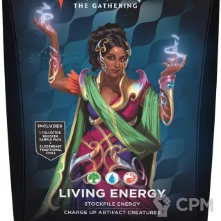 Описание картинки Колоды Commander MTG Aetherdrift Living Energy на английском языке от Дауран по цене 5 000руб | Свободный Рынок Миниатюр - СРМ
