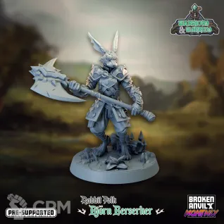 Описание картинки Миниатюры ДнД Rabbit Folk Warriors &amp; Warrens от Bit & Blade Workshop по цене 1 250руб | Свободный Рынок Миниатюр - СРМ