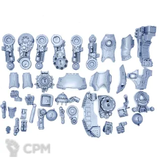 Описание картинки WARMASTER TITAN WITH PLASMA DESTRUCTORS от Red Rooster по цене 6 586руб | Свободный Рынок Миниатюр - СРМ