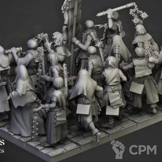Описание картинки Cities of Sigmar - Empire Fanatics / Zealots от 3Д печать миниатюр по цене 2 818руб | Свободный Рынок Миниатюр - СРМ