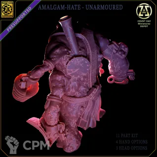 Описание картинки AMASS - AMALGAM - UNBOUND от Manufactorum76 по цене 1 500руб | Свободный Рынок Миниатюр - СРМ