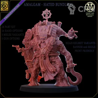 Описание картинки AMASS - AMALGAM - HATED от Manufactorum76 по цене 3 200руб | Свободный Рынок Миниатюр - СРМ