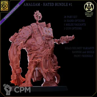 Описание картинки AMASS - AMALGAM - HATED от Manufactorum76 по цене 3 200руб | Свободный Рынок Миниатюр - СРМ