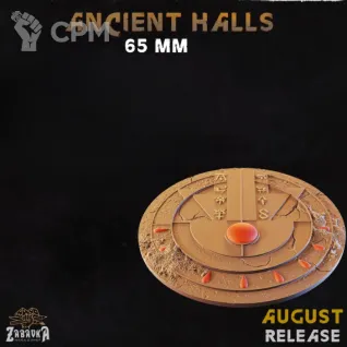 Описание картинки Ancient Halls Base 65мм от 3Д-Печка по цене 180руб | Свободный Рынок Миниатюр - СРМ