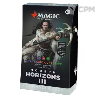 Описание картинки Колода MTG Commander Deck - Graveyard Overdrive выпуска Modern Horizons 3 на английском от Дауран по цене 7 500руб | Свободный Рынок Миниатюр - СРМ