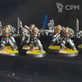 Описание картинки Space Marine Scouts (old, оригинал) от Superguns по цене 3 000руб | Свободный Рынок Миниатюр - СРМ