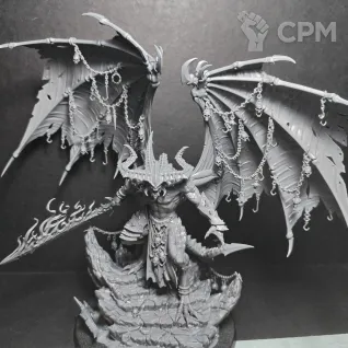 Описание картинки Be'lakor, the Dark Master от Harvest по цене 9 000руб | Свободный Рынок Миниатюр - СРМ