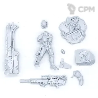 Описание картинки Vindicare Assassin от Red Rooster по цене 660руб | Свободный Рынок Миниатюр - СРМ