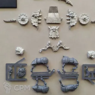 Описание картинки Warhammer Chaos Chariot Колесница Хаоса от SunEach по цене 6 900руб | Свободный Рынок Миниатюр - СРМ