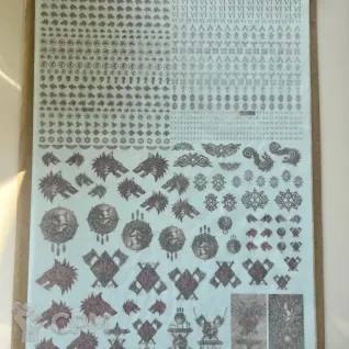 Описание картинки Декали space wolves legion transfer sheet оригинал. от Paul_Konovan по цене 4 000руб | Свободный Рынок Миниатюр - СРМ