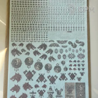 Описание картинки Space Wolves Legion Transfer Sheet Оригинал от Paul_Konovan по цене 4 000руб | Свободный Рынок Миниатюр - СРМ