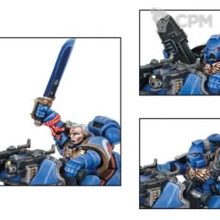 Описание картинки Space Marine Bike upgrade pack от Stark Foundry по цене 495руб | Свободный Рынок Миниатюр - СРМ