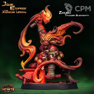 Описание картинки Zhuo Thunder Blacksmith от Manufactorum76 по цене 650руб | Свободный Рынок Миниатюр - СРМ